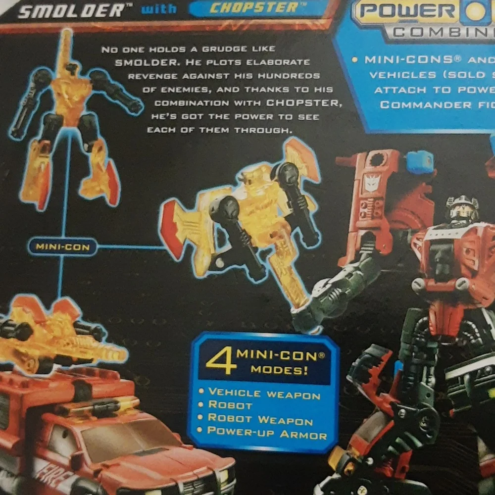 Transformers Power Core Combiners Smolder with Chopster 2 Pack 2009 SEALED